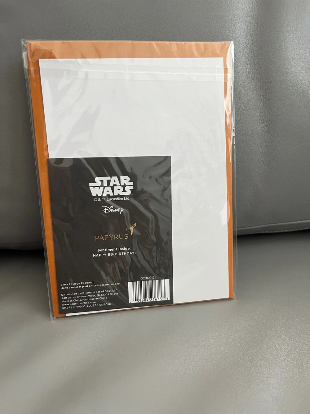 NEW BB8 Star Wars Birthday Card, Happy BB-Birthday!